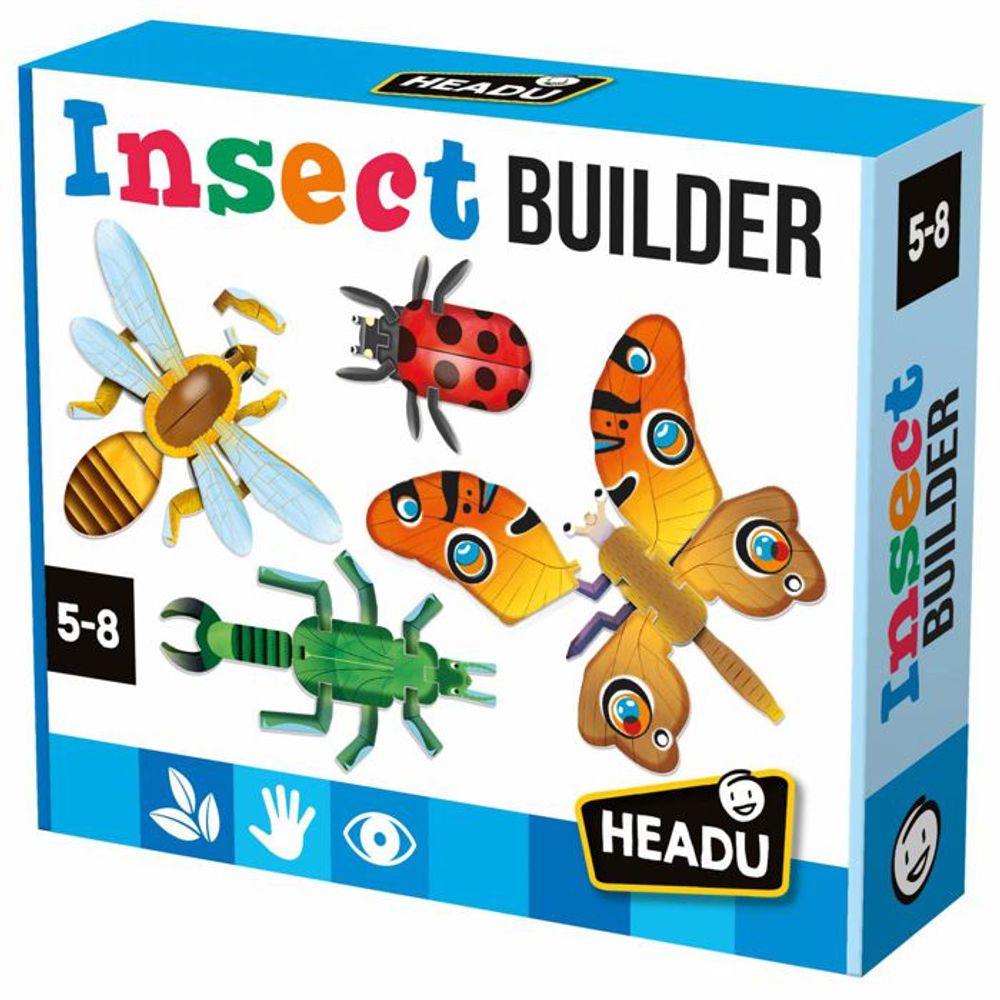 HEADU Edukativna slagalica Insect Builder slika 1