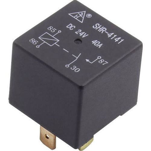 Relej za motorna vozila SHR-4141A SHR-12VDC-F-A TRU COMPONENTS 4-pinski 12 V/DC 40 A, 1 otvoreni kontakt slika 2