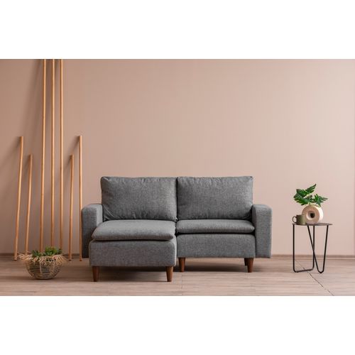 Atelier Del Sofa Kutna garnitura, Svijetlo siva, Lungo Mini - Light Grey slika 1