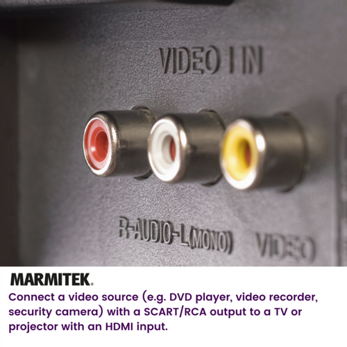 MARMITEK, HDMI pretvarač, RCA / SCART > HDMI slika 4
