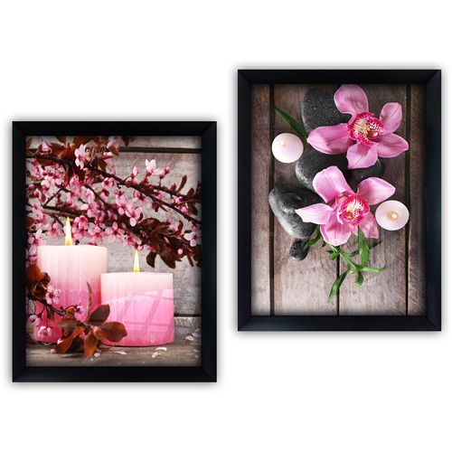 SYC7436502415401 Multicolor Decorative Framed Painting (2 Pieces) slika 2