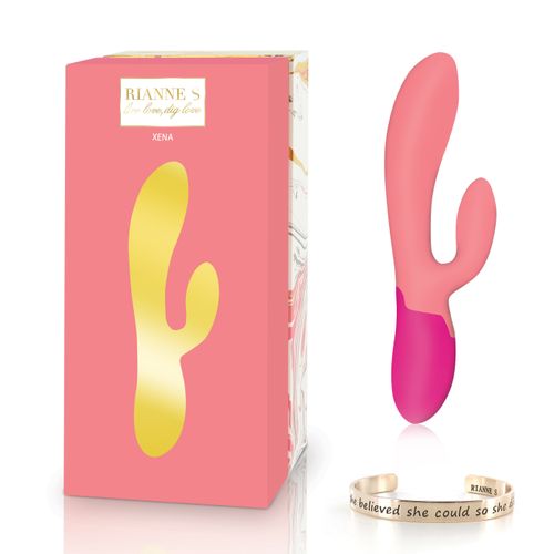 RS - Essentials - Xena Rabbit Vibrator Coral &amp; French Rose slika 7