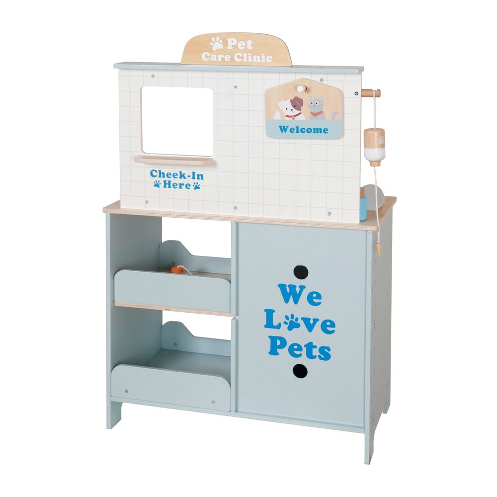 Kinder Home Drveni set za igru Pet Care Clinic - Veterinarska ordinacija slika 3