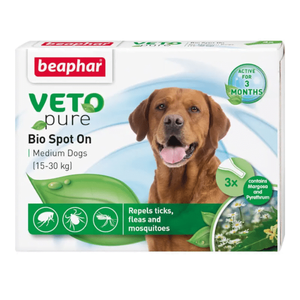 Beaphar Vetopure Bio Spot On Dog M (15-30 kg)