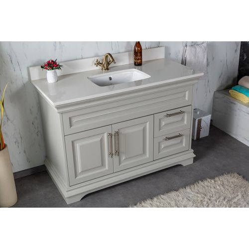 Hanah Home Huron 48 - Grey Grey Bathroom Furniture Set (2 Pieces) slika 3