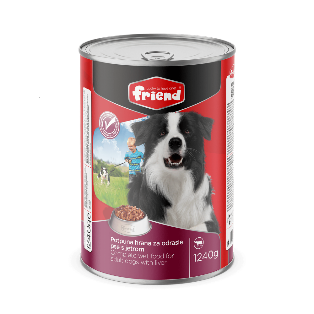 Friend hrana za pse u konzervi Jetra 1240g slika 1