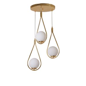 Damla 3 Lü Tepsili Gold Beyaz Camlı Sarkıt Gold
White Chandelier