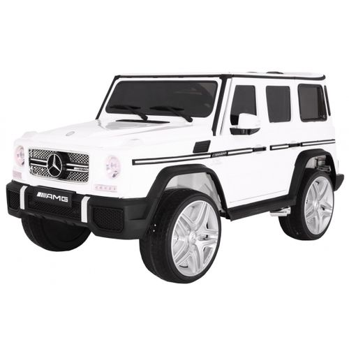 Licencirani auto na akumultor Mercedes G65 2 4G - bijeli/lakirani slika 1