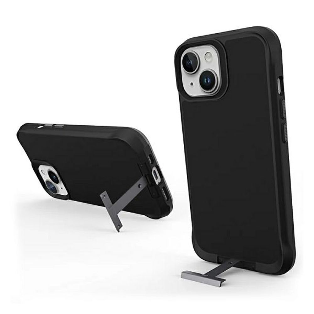 MM TPU IPHONE 16 - DROP-PROOF MAGSAFE KICKSTAND Black slika 1