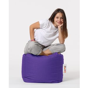 Kvadratni Puf - Ljubičasti Vrt Pouffe