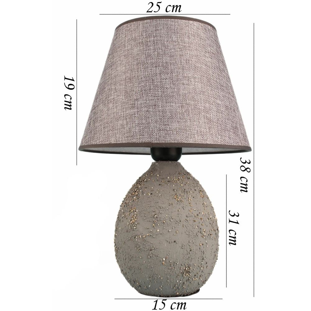 YL745 Siva Stolna Lampa slika 3