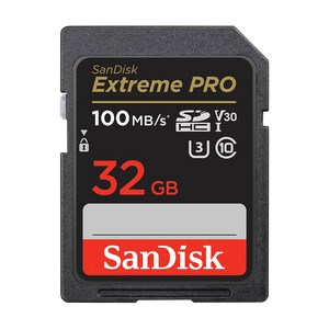 SanDisk SDHC 32GB Extreme Pro 100MB/s V30 UHS-I U3