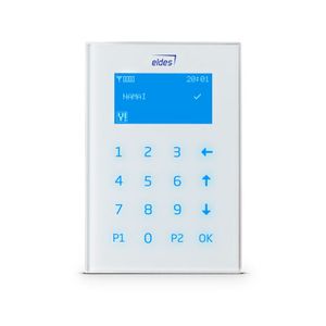 ELDES LCD šifrator žični EKB2 beli