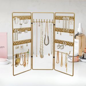 Jewellery stand organizer 241358, colour: gold