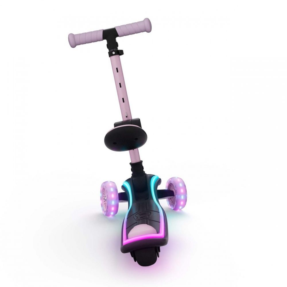 Kinderkraft Romobil sa LED svjetlećim točkovima Raket Up, Pink slika 4