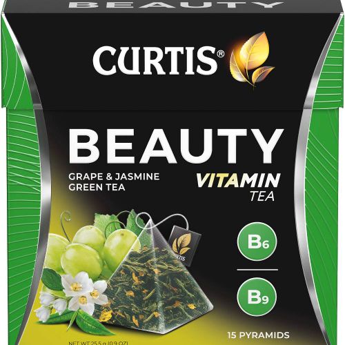 CURTIS Beauty Tea - Zeleni čaj sa laticama jasmina i komadićima grožđa 15x1,7g 111111 slika 2