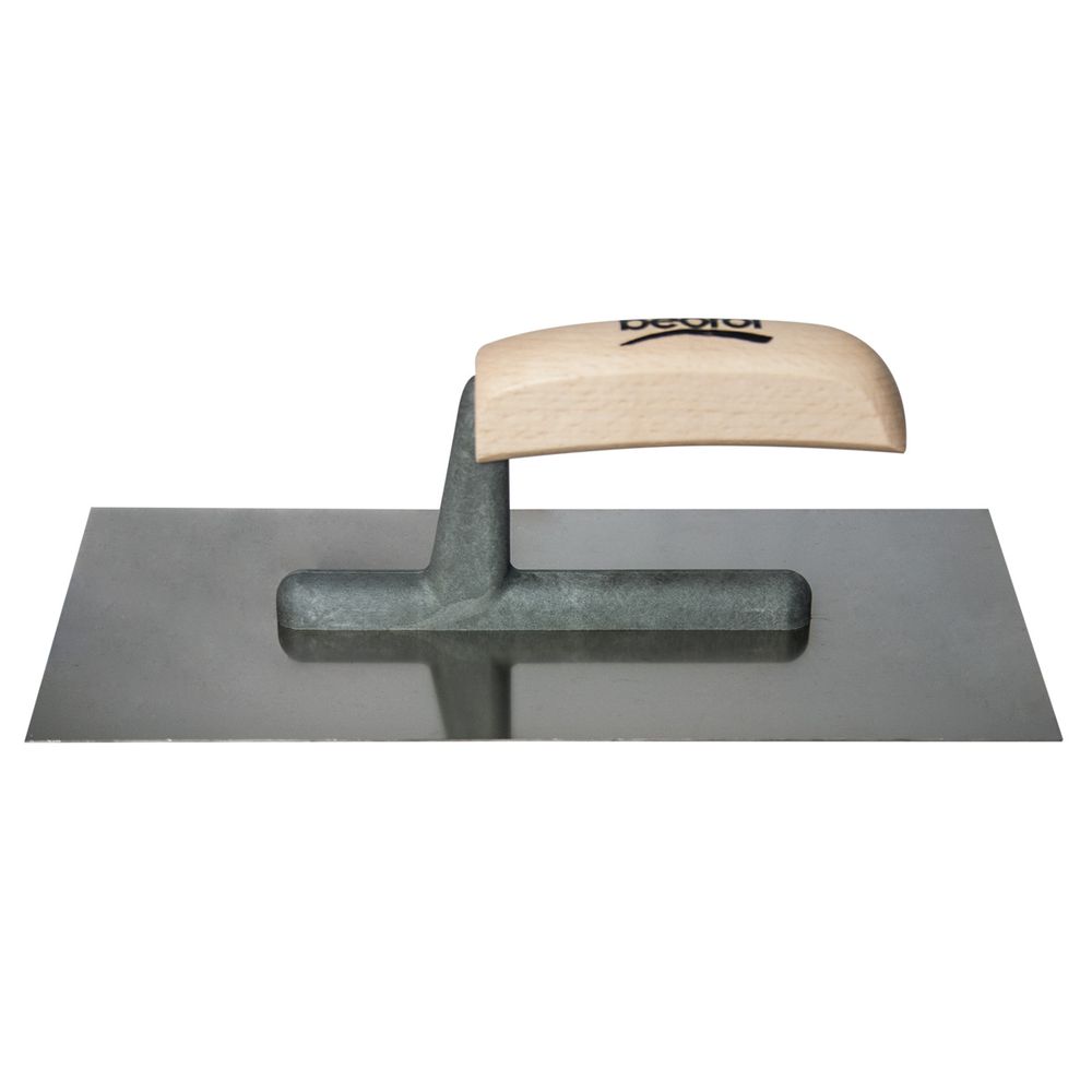 Beorol Gleterica Inox, drvena drška kratka osnova, 280x130mm slika 2