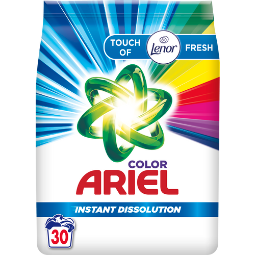 Ariel deterdžent za pranje veša Touch of Lenor Color 30 pranja slika 1