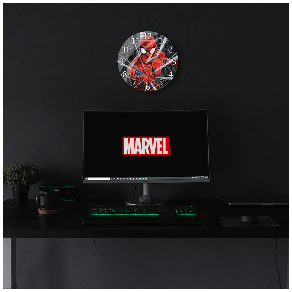 Marvel Zidni sat, Marvel Spider Man - Gloss wall clock Spider Man 001 slika 2