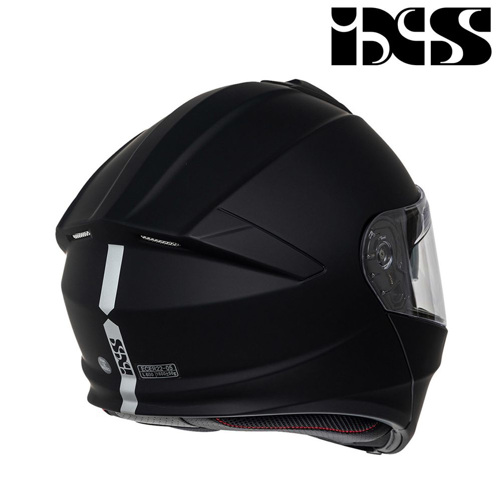Modularna - flip up kaciga za motor iXS301 1.0 - Mat crna vel.M slika 2