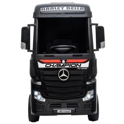 Licencirani Mercedes Actros crni lakirani - auto na akumulator slika 2