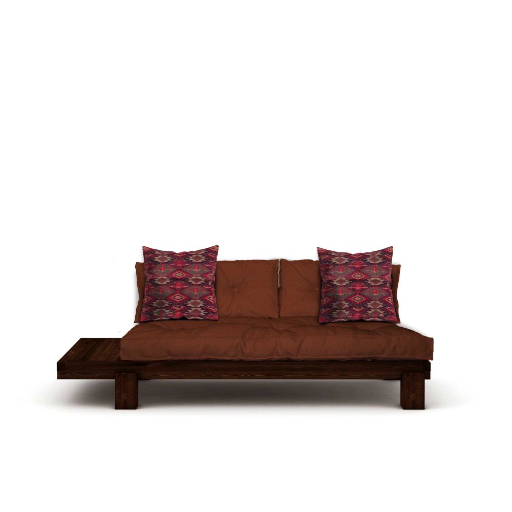 Lounger CPT8381-200, boje orah i crvena pločica slika 4