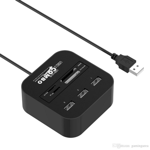 USB HUB i citac kartica 2u1 JWD-U35 slika 1