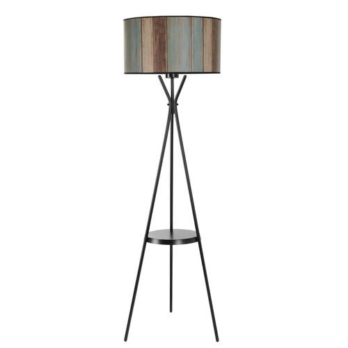 Multicolor Floor Lamp sa silindričnim abajurima i crnim postoljem slika 2