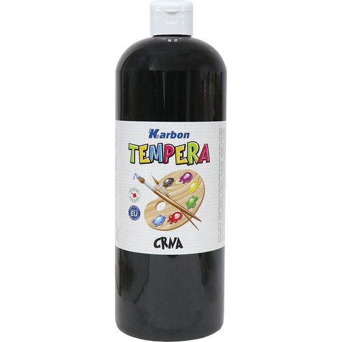 Tempera 1000ml boca KARBON crna slika 1