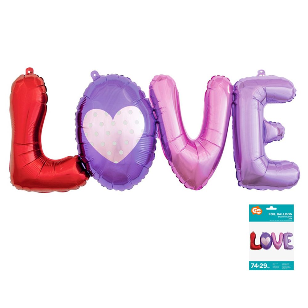 BF-LTLV Folijski balon Love 74cm slika 1
