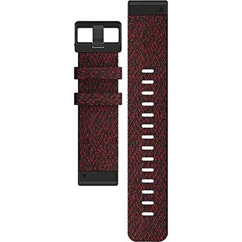 Garmin Zamjenski remen za fenix 6 - Heathered Red Nylon                        slika 1