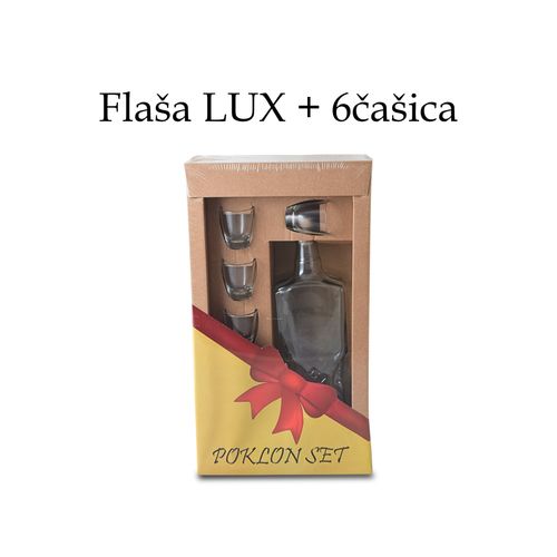 Poklon set flaša Lux + 6 čašica 630502 slika 1