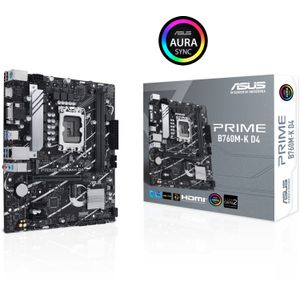 ASUS PRIME B760M-K D4 mATX matična ploča za Intel LGA 1700