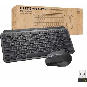 Logitech MX Keys Mini Combo 4000dpi grafit Bežična tastatura + miš 