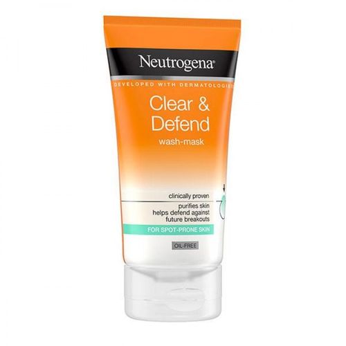 Neutrogena Gel I Maska 2U1 Clear&Defend 150Ml slika 1