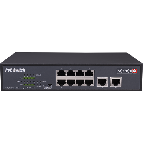 8-portni PoE Switch 120WUplink 2x10/100/1000 slika 2