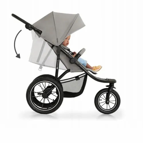 Kinderkraft sportska kolica s tri kotača HELSI, dust grey slika 2
