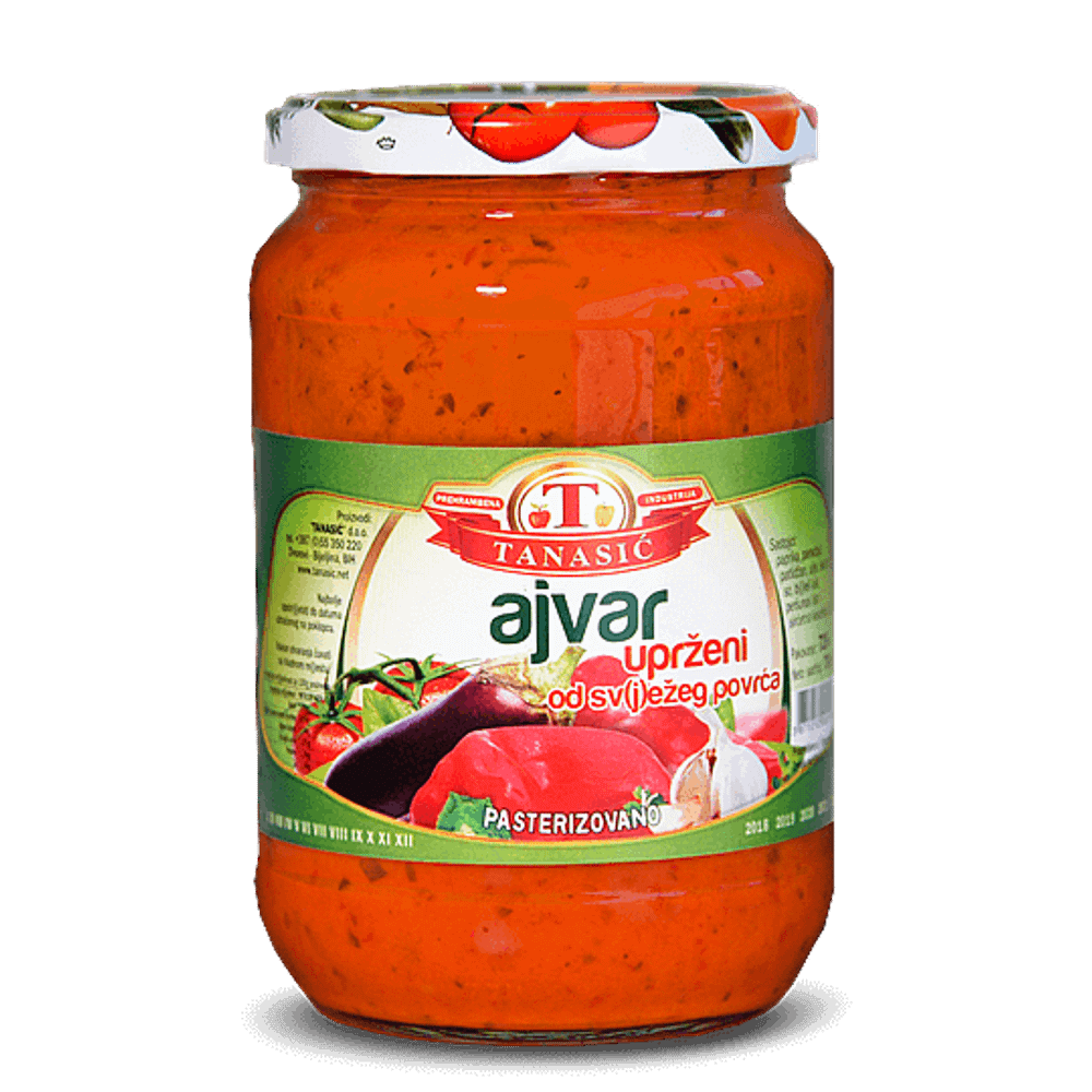 Tanasić uprženi ajvar 720ml slika 1