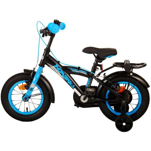 Volare dječji bicikl Thombike 12" s dvije ručne kočnice crno-plavi slika 13