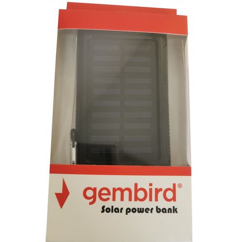 HRD-T12 ** Gembird solar power bank 12000mAh 2xUSB, LED, kompas (959) slika 4