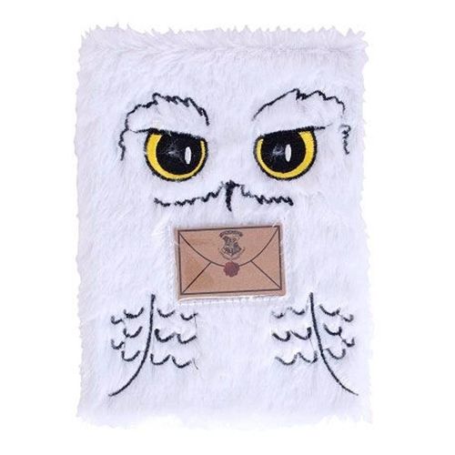 BLUE SKY HARRY POTTER A5 PLUSH HEDWIG NOTEBOOK slika 1