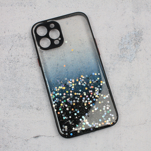 Torbica Frame Glitter za iPhone 12 Pro Max 6.7 crna