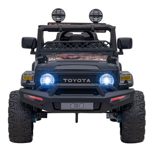 Licencirani auto na akumulator Toyota FJ Cruiser 4x4 - crni slika 2