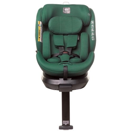 4BABY autosjedalica I-Size (40-150 cm) Enzo-fix dark green slika 2