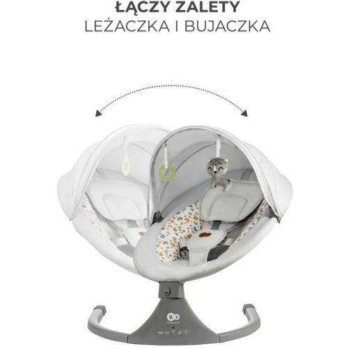 Kinderkraft Stolica Za Ljuljanje Lumi 2 Light Gray slika 2