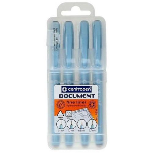 Centropen Liner dokument metalni Vrh 0.1, 0.3, 0.5, 0.7mm, Sorto 1/4 slika 1