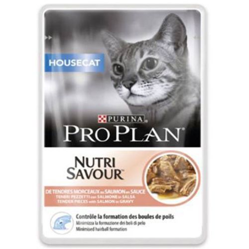 Purina Pro Plan Nutri Savour Cat Housecat Losos 85 g slika 1