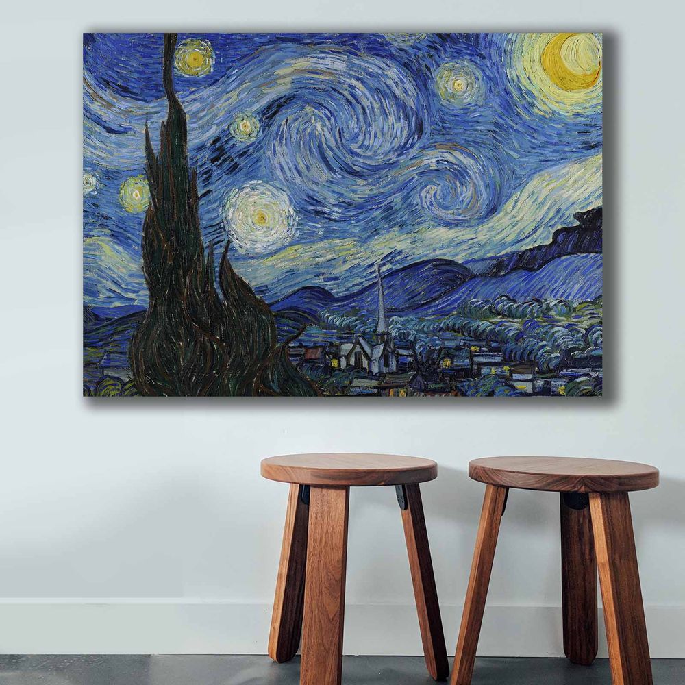 Dekorativna Platnena Slika 'Vangogh' u Više Boja slika 1