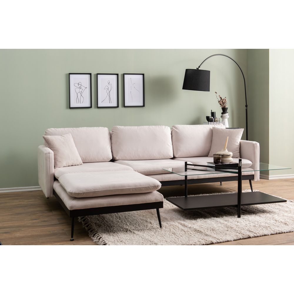 Reya - Ecru Ugaona Sofa slika 1