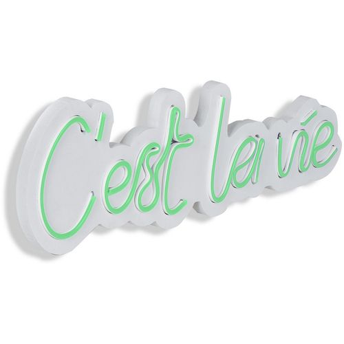 Wallity Ukrasna plastična LED rasvjeta, C'est La Vie - Green slika 16